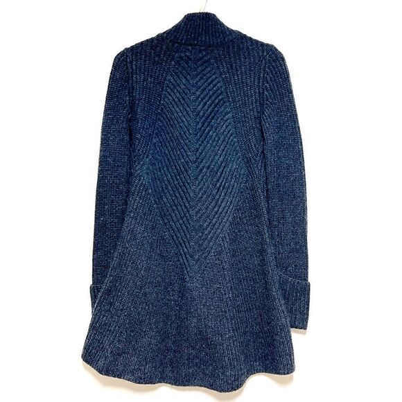 INTERMIX
Gina Zip-Up Grey Fit and Flare Chunky Cable Knit Wool Cardigan Sz S - Picture 2 of 7